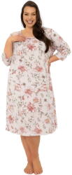 Italian Fashion cămașă de noapte damă BETULA mânecă 3/4, imprimeu: M (AAF-KKN-BETU-3-DR M)
