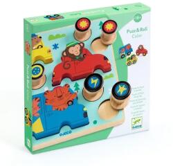 DJECO Formaillesztő guruló járművekkel - Színek - Djeco (DJ01079)