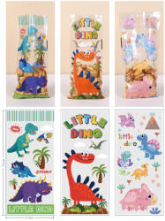  Sütemény zacskó, celofán, dino, 12, 5× 27cm, 12 db (T090555)