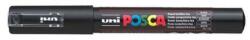 uni Dekormarker 0, 7-1mm, Uni Posca PC-1M fekete (2UPC1MF)