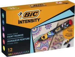 BIC Dekormarker készlet, 1, 5 - 2, 3 mm, BIC, 12 különböző élénk szín (BC527426) - irodasziget