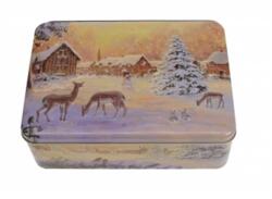  Karácsonyi fémdoboz dombornyomott - Winter Nostalgia - szep-otthon - 4 360 Ft