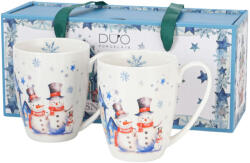 Duo Gift Porcelán bögre 2 db-os szett 360ml - Snowman