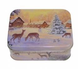 Karácsonyi fémdoboz - Winter Nostalgia - szep-otthon - 2 340 Ft