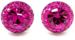 APHRODITÉ bedugós fülbevaló (fuchsia lila 12 mm-es) (2025020108)