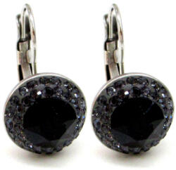 APHRODITÉ APHRODITE kapcsos fülbevaló - 12 mm (graphite-jet fekete) (2025020603)