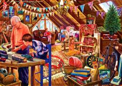 Bluebird Puzzle - Puzzle Steve Crisp: Attic Playtime - 500 piese