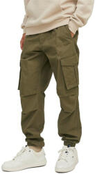 JACK & JONES Pantaloni Bărbați Cargo Elastic Lejer Fit Verde Măsliniu 12242264 (12242264)