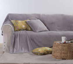 Nef-Nef Homeware Dakari Cuvertură Pentru Canapea 3 Locuri Jacquard 180x300 cm Gri 033960 (033960) Patura