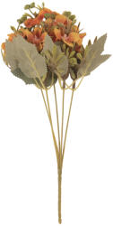 Clayre & Eef Buchet flori artificiale portocalii verzi 10x10x32 cm (6PL0402O)