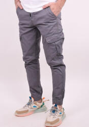 Double Pantaloni Elastic cu Croială Slim Gray CCP-416 (CCP-416)