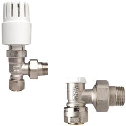 Tiemme Set robineti radiator Tiemme termostatat teava cupru 15 mm (41689301941)