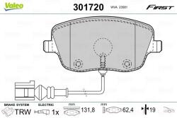 VALEO set placute frana, frana disc VALEO ESSENTIAL 301720 (301720)