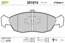 VALEO set placute frana, frana disc VALEO ESSENTIAL 301074 (301074)