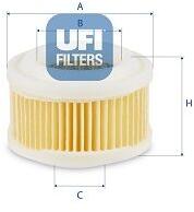 UFI Filtru aer UFI 27. I54.00 (27.I54.00) - automobilus