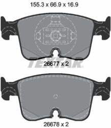 TEXTAR set placute frana, frana disc TEXTAR Q+ 2667701 (2667701)