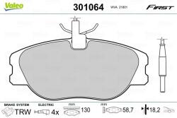 VALEO set placute frana, frana disc VALEO ESSENTIAL 301064 (301064)
