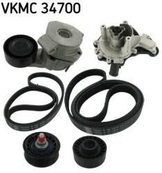 SKF Pompa apa + Set curea transmisie cu caneluri SKF VKMC 34700 (VKMC 34700) - automobilus