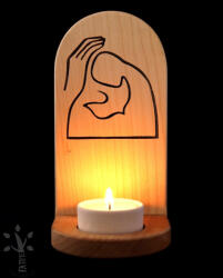 Fa-Time Áldott légy mindörökre mécsestartó (MT15)