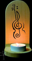 Fa-Time Zene-violin mécsestartó (MT18)