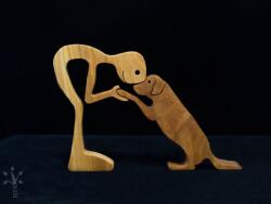 Fa-Time A legjobb Barátom. Kisfiú LABRADOR kutyussal (LBKFLa) (LBKFLa)