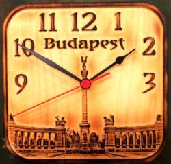 Fa-Time Hősök tere óra (kicsi) (Budapest panoráma sorozat) (Bp5-K) (Bp-5-K)