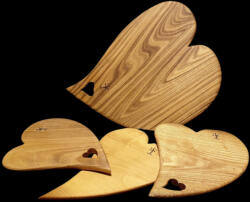 Fa-time Manufaktura Szív vágódeszka (SZvd1) (Szvd1)