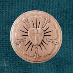 Fa-time Manufaktura Nagy Luther rózsa tölgyfából (LR23_01T)