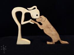 Fa-Time A legjobb Barátom. Kislány LABRADOR kutyussal (LBKLLa) (LBKLLa)