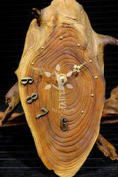 Fa-Time Rusztikus falióra ezüstfából (18_194) (18_194)