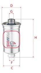SOFIMA filtru combustibil SOFIMA S 1770 B (S 1770 B) - automobilus