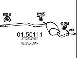 MTS Toba esapamet intermediara MTS 01.50111 (01.50111)