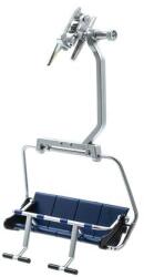 Jägerndorfer 4-es Ülőlift kék, mozgatható lábtartóval 1: 32 (JC87000)