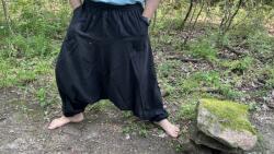  Nepáli Aladdin nadrág - fekete