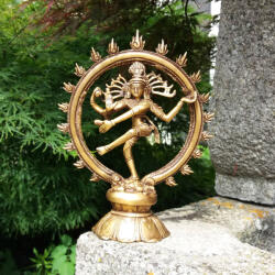  Siva Nataraja szobor - Sárgaréz - 24 cm