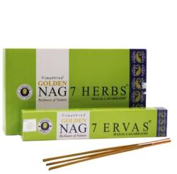 Golden Nag Vijayshree Golden Nag 7 Herbs/Ervas - 7 Gyógynövény füstölő