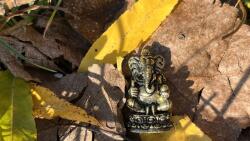  Bronz Ganesha Mini szobor