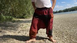  Nepáli Aladdin nadrág-bordó fekete