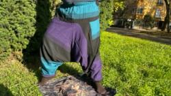  Nepáli Aladdin nadrág-türkiz-lila