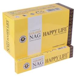 Golden Nag Happy Life-Boldog Élet masala füstölő