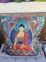  Buddha párnahuzat-Színes