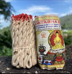  Nepáli tradicionális kézzel készített kötél - Amithabla Buddha füstölő