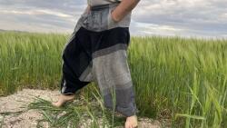  Nepáli Aladdin nadrág - Szürke fekete