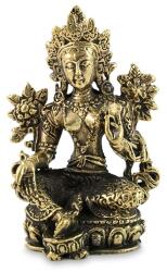  Kis Zöld Tara szobor - Sárgaréz - 5 cm