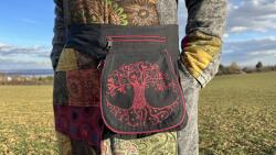  Nepáli övtáska - Életfa, piros