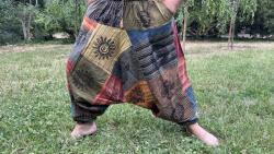  Nepáli Aladdin nadrág - Szines