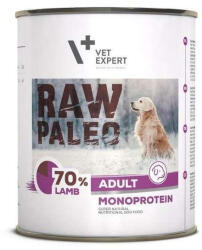 VetExpert Raw Paleo Konzerv Adult bárány 800 g