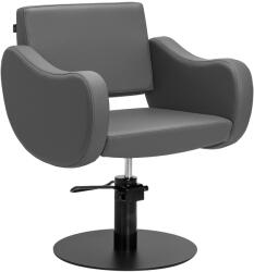 Gabbiano fodrászszék Sewilla szürke, fekete talppal