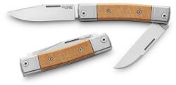 lionSTEEL BestMan II Micarta Natural Zsebkés (BM13 CVN)