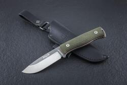 NN Knives Raven III Zöld Canvas Micarta Outdoor Kés (NN-8612-CMG)